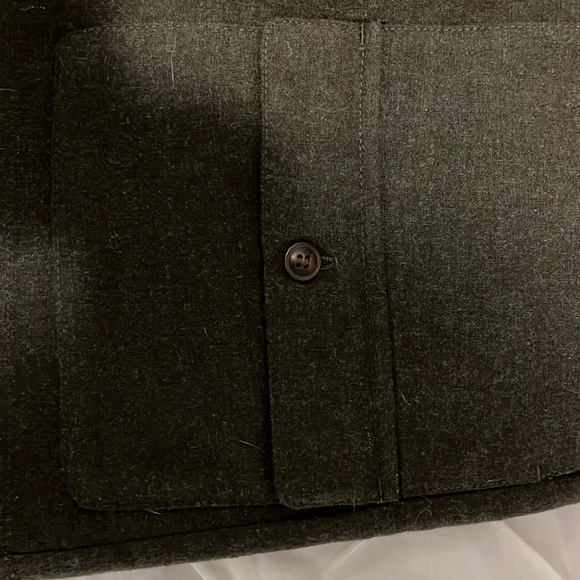 Madewell olive green lined miniskirt Size 4. Wool blend.  Never worn! - Picture 2 of 8